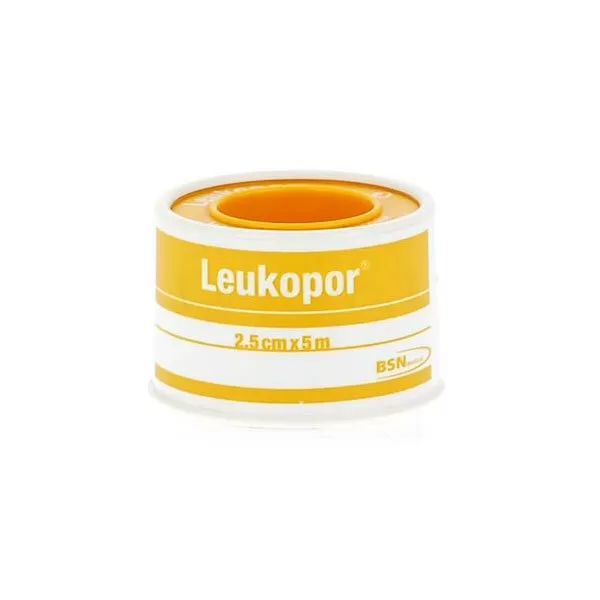 Leukopor Tape 2,5 cm x 5 m - 1 stk.