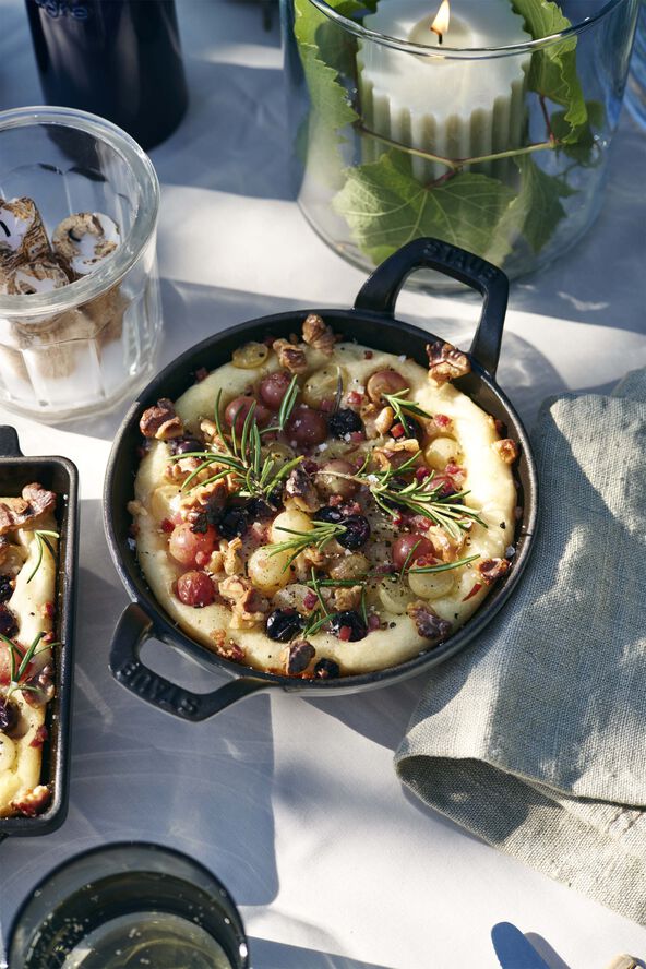 Staub Ovnfad 12 cm Sort Rund Støbejern Sort