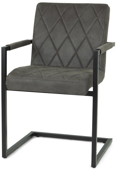 Eetstoel antraciet UK-30.248 Denmark B55 x D55 x H85 cm