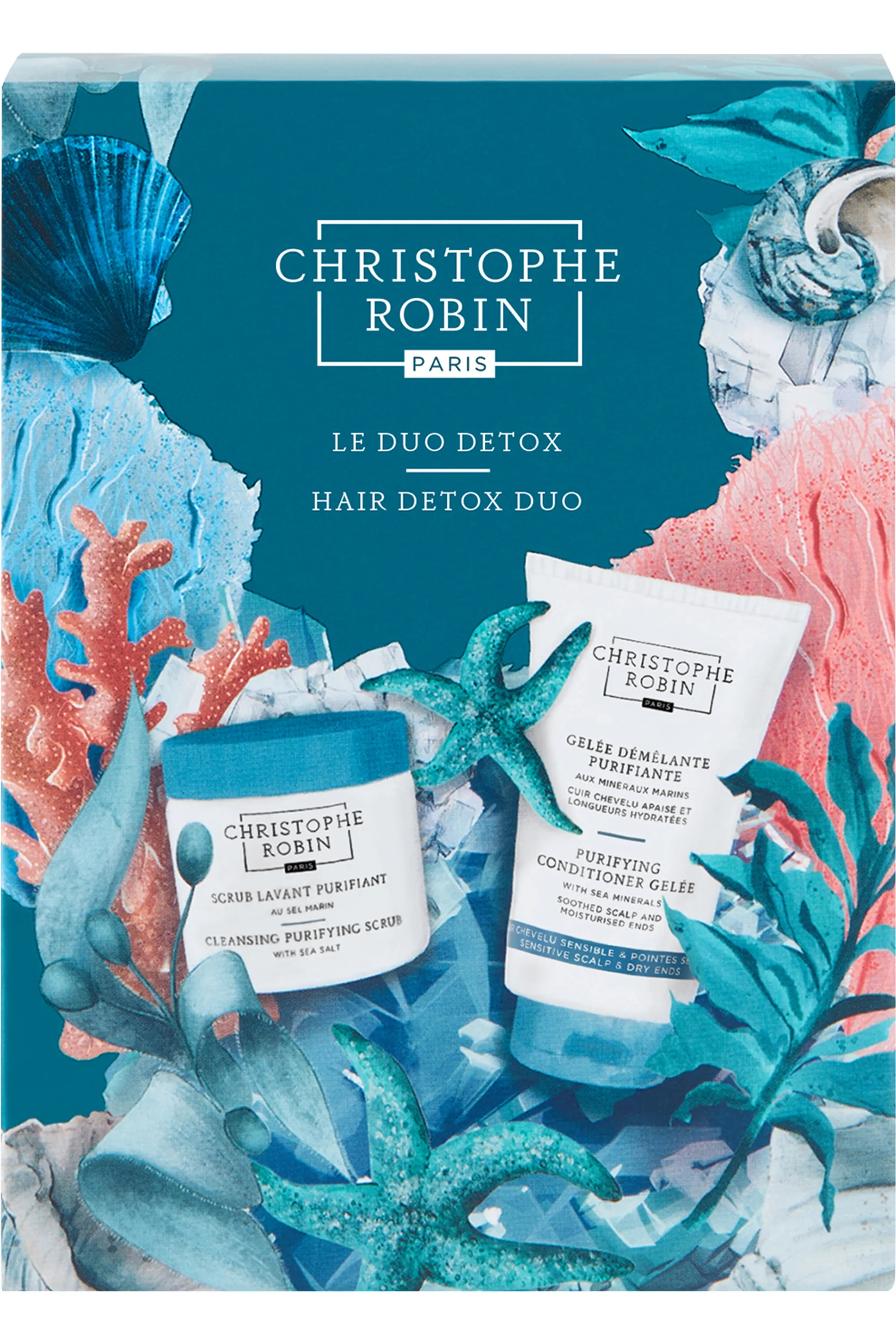Christophe Robin Duo détox & shampooing purifiant 12ml offert-127 ml