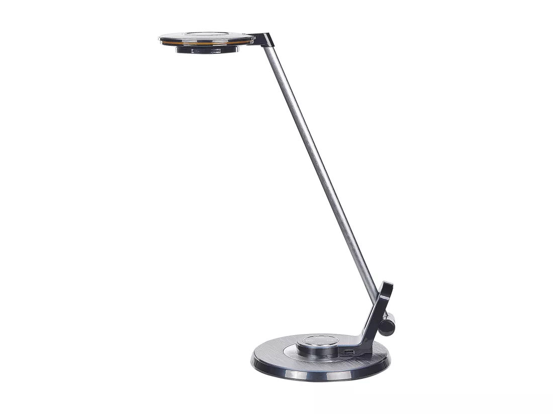 Lampe de bureau LED CORVUS Avec variateur Métal Noir