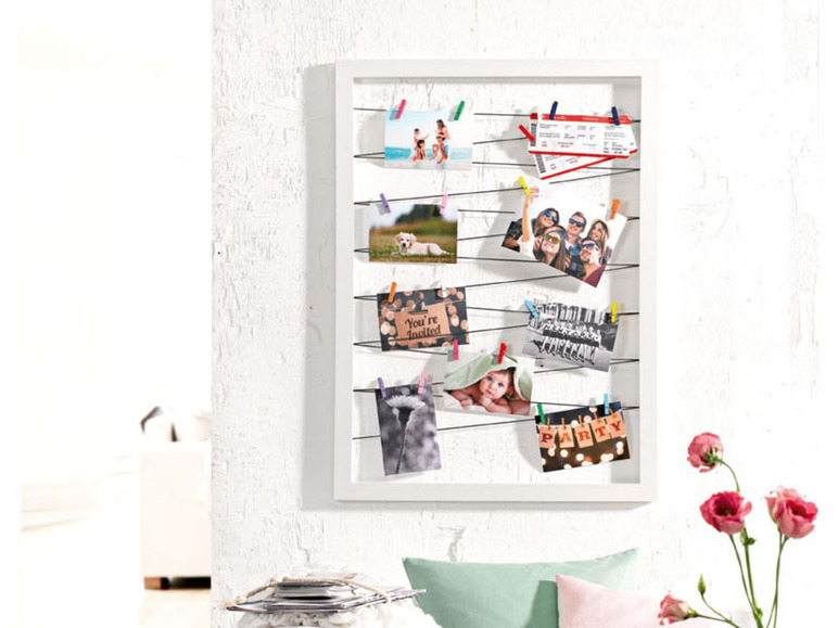 Fotobord, met 20 klemmen