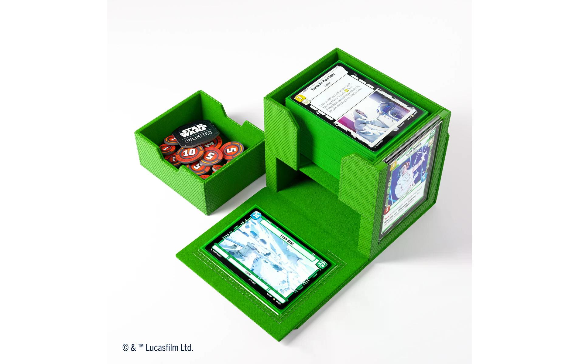 Kartenbox Star Wars: Unlimited Deck Pod grünPremium-Deckbox