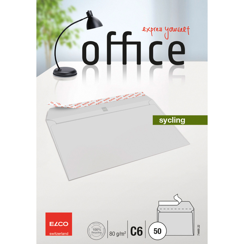 Elco Office Sycling Couvert, C6, 50 Stück