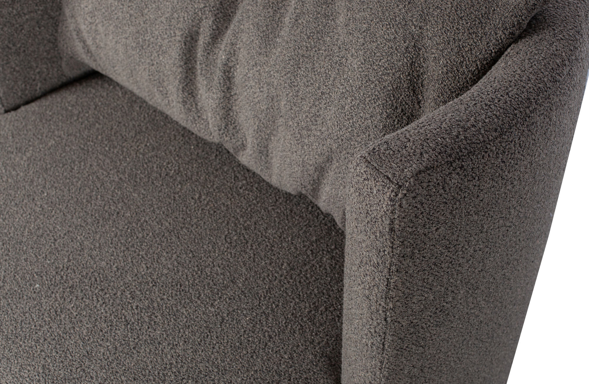 vtwonen fauteuil Explore bouclé Bruin