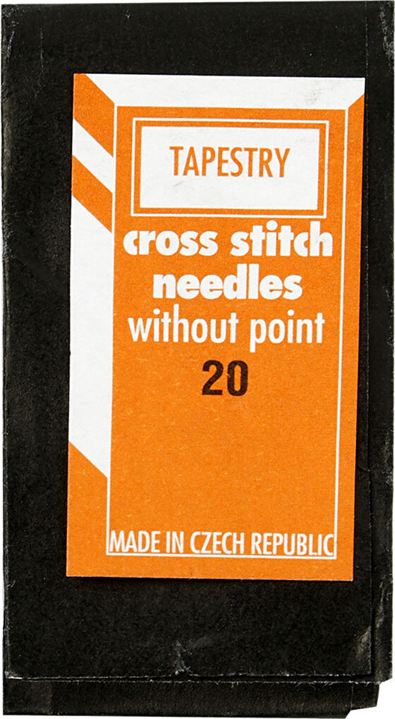 Broderinål - Øjemål 8 MM - Nr. 20 - L 42 MM - Uden Spids - 25 Stk