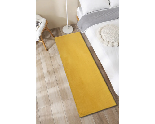Romance loper, mosterdgeel, 50x150 cm