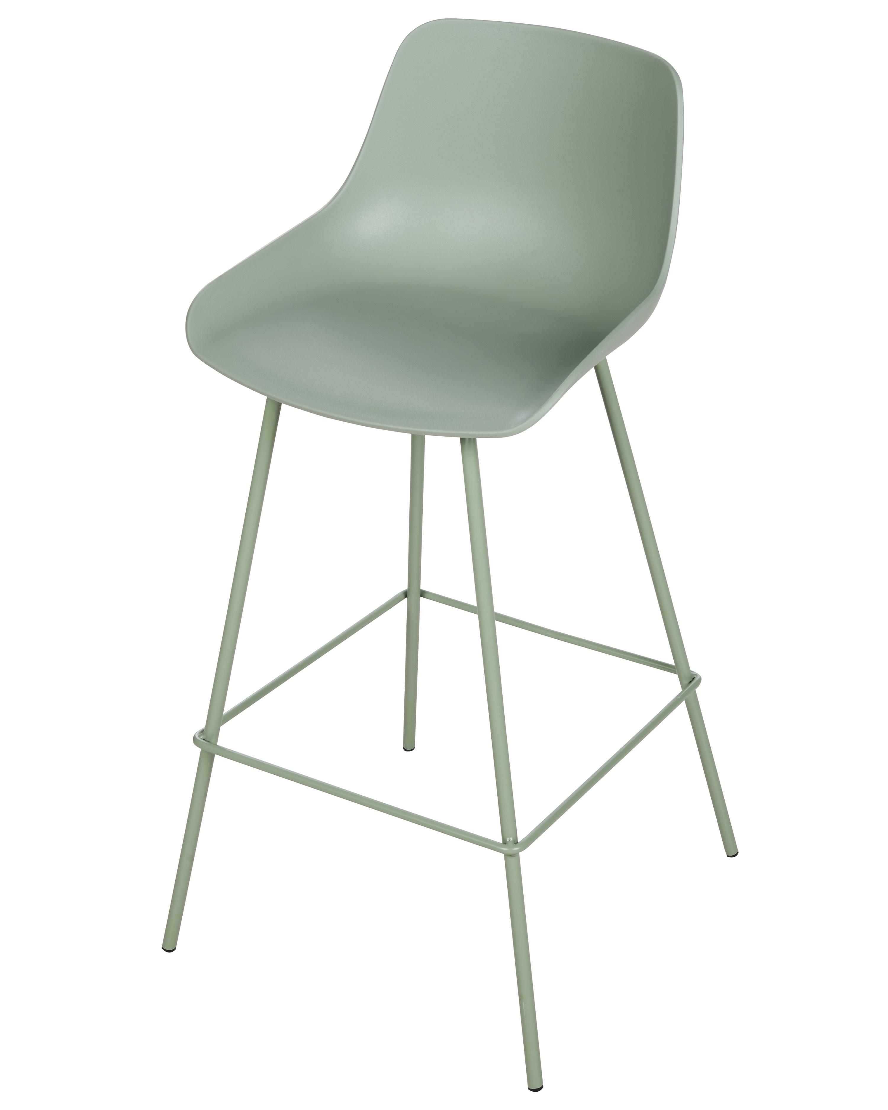 Set van 2 barstoelen EMMET Lichtgroen