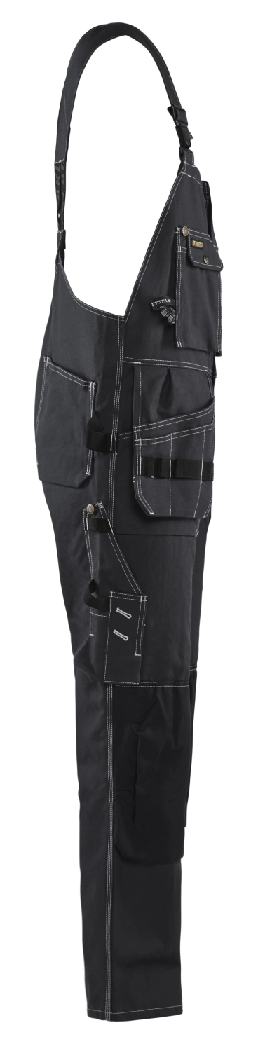 Blåkläder 2600 Bretelbroek - zwart - maat 48 (M)