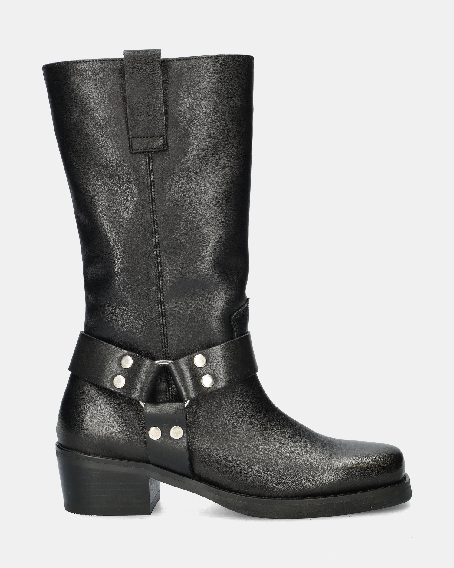 Nelson Bikerboots  - zwart