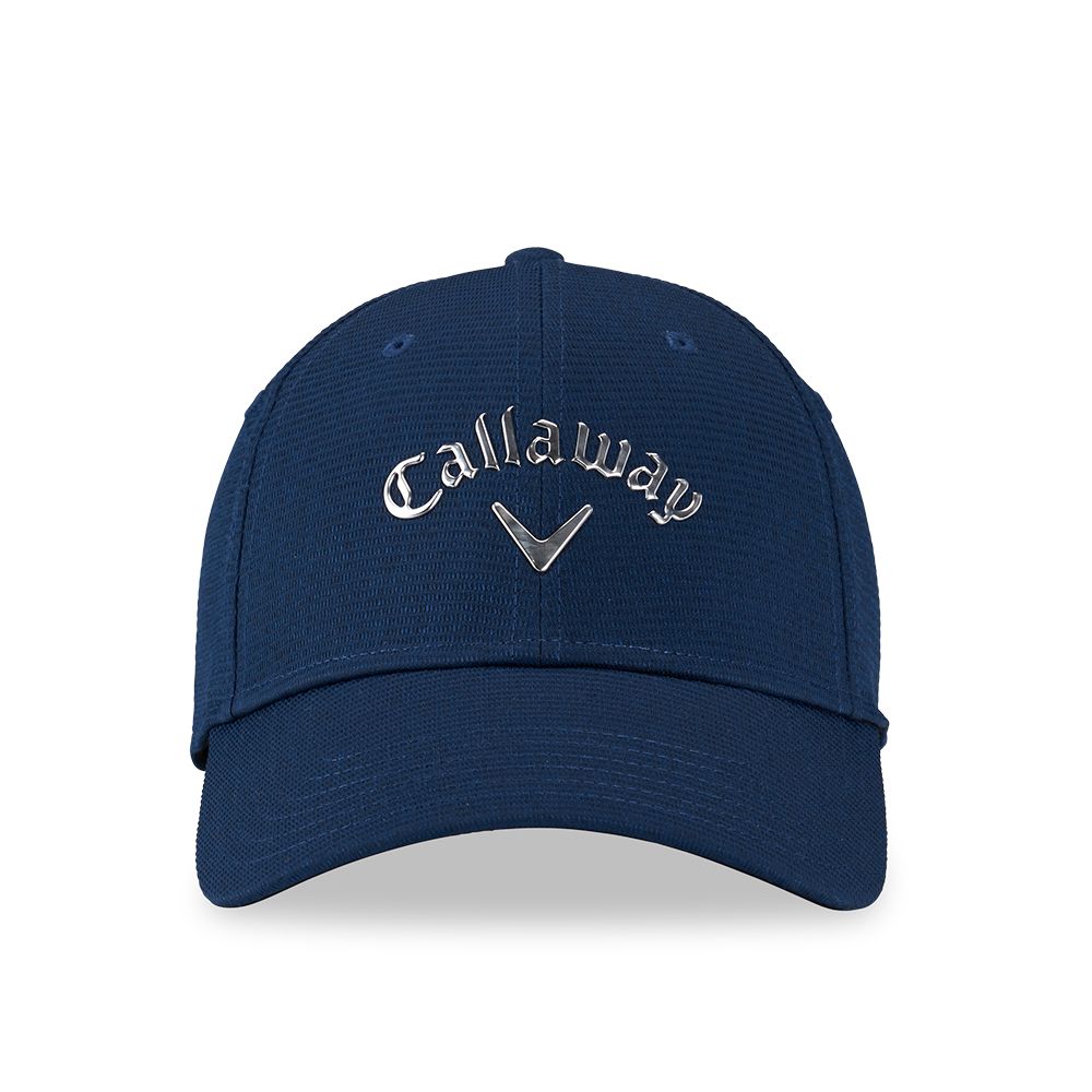 Liquid Metal Caps Navy/Sølv