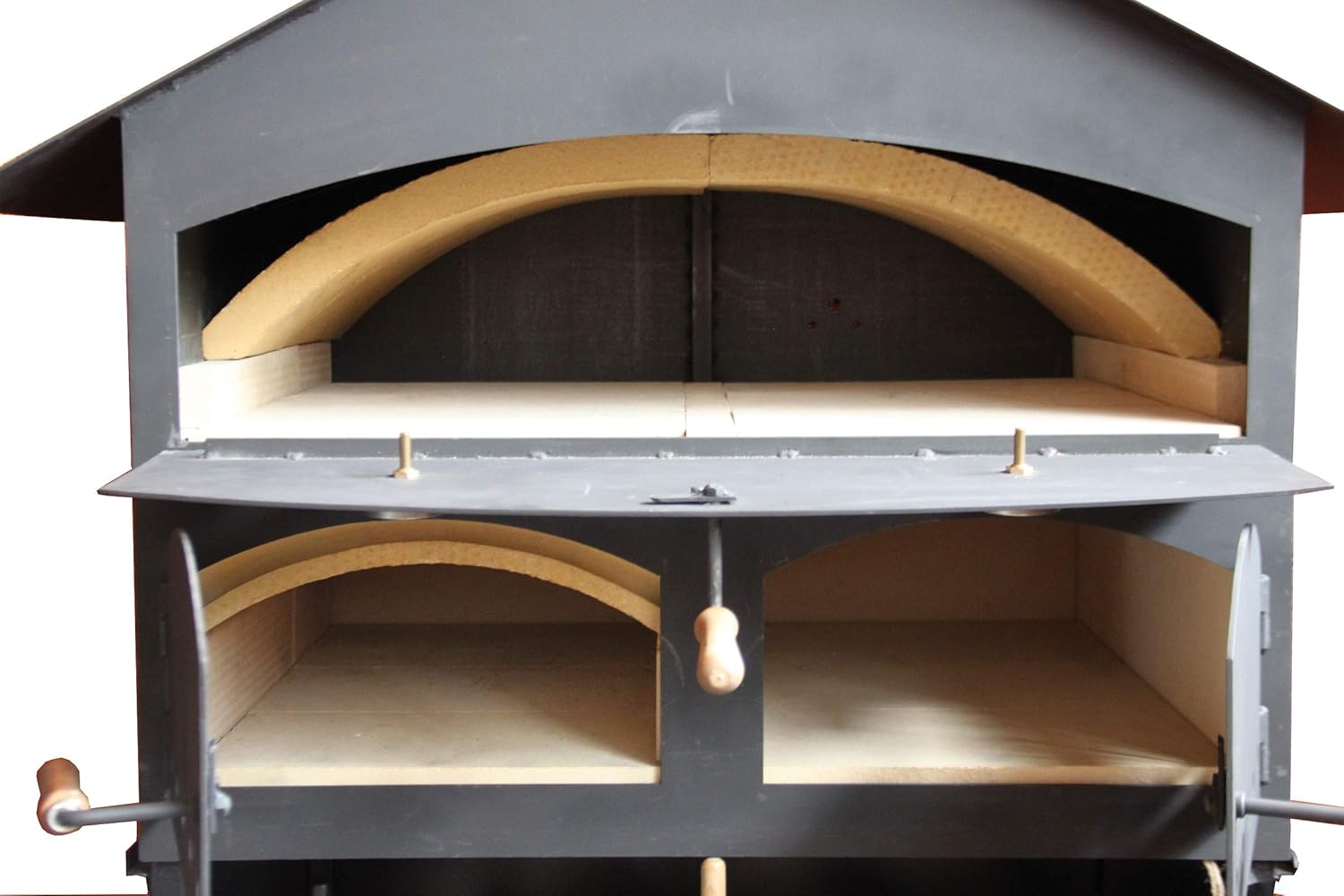 Ramster Holzbackofen Pizzaofen Flammkuchenofen 60x80 + VOLLAUSSTATTUNG + ZUBEHÖR