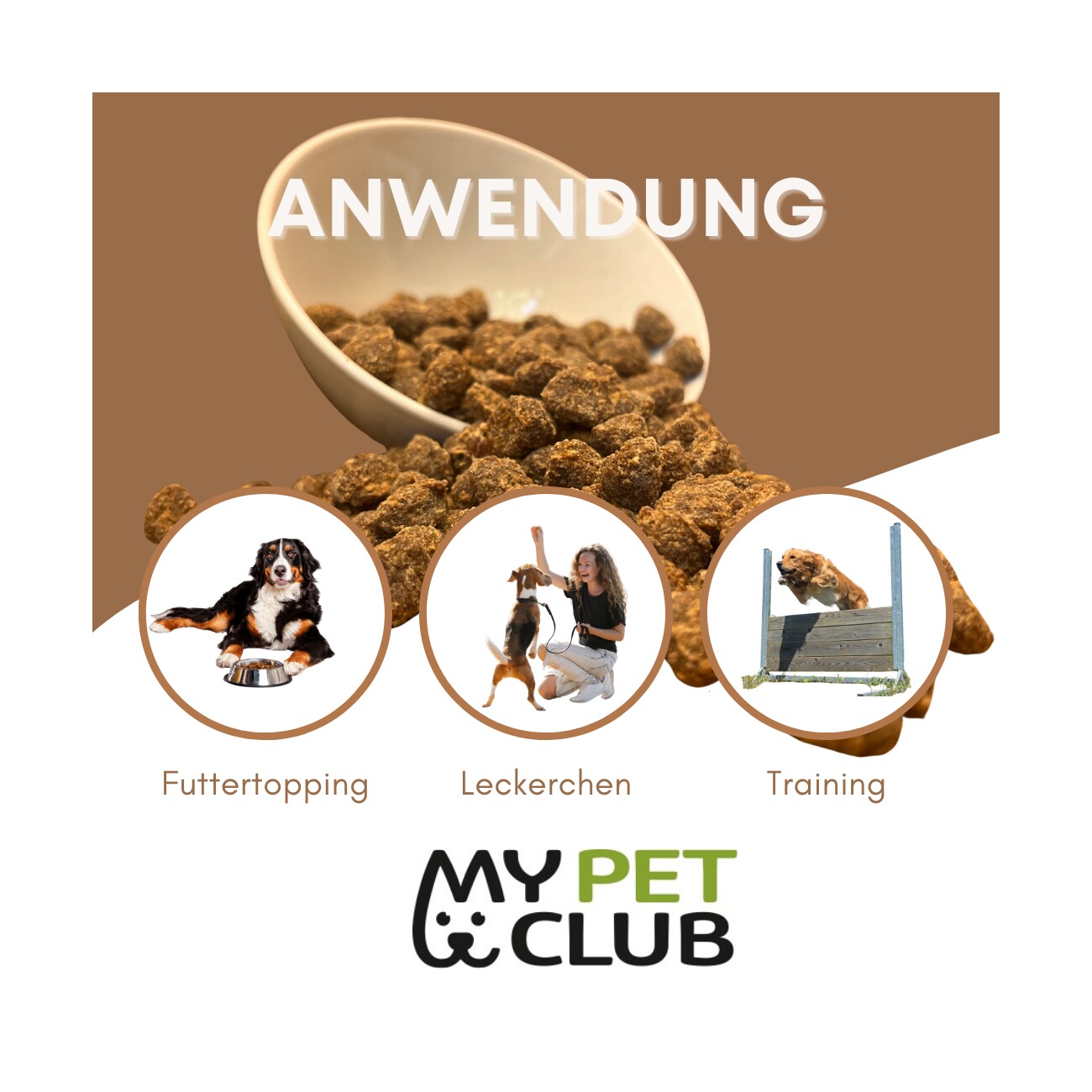 MyPetClub Meaty's Hunde & Katzen Leckerli Hirsch getreidefrei Softsnack