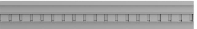 Epoq Heritage palæliste 220 cm (light grey)