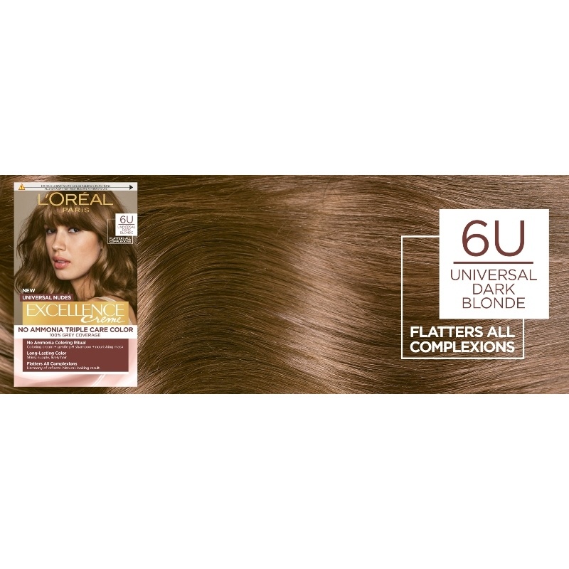 L'Oréal Paris Excellence Universal Nudes 192 ml - 6U Dark Blonde