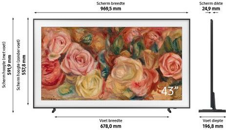 Samsung - The Frame QE43LS03D - 43 Inch - 4K QLED - 2024