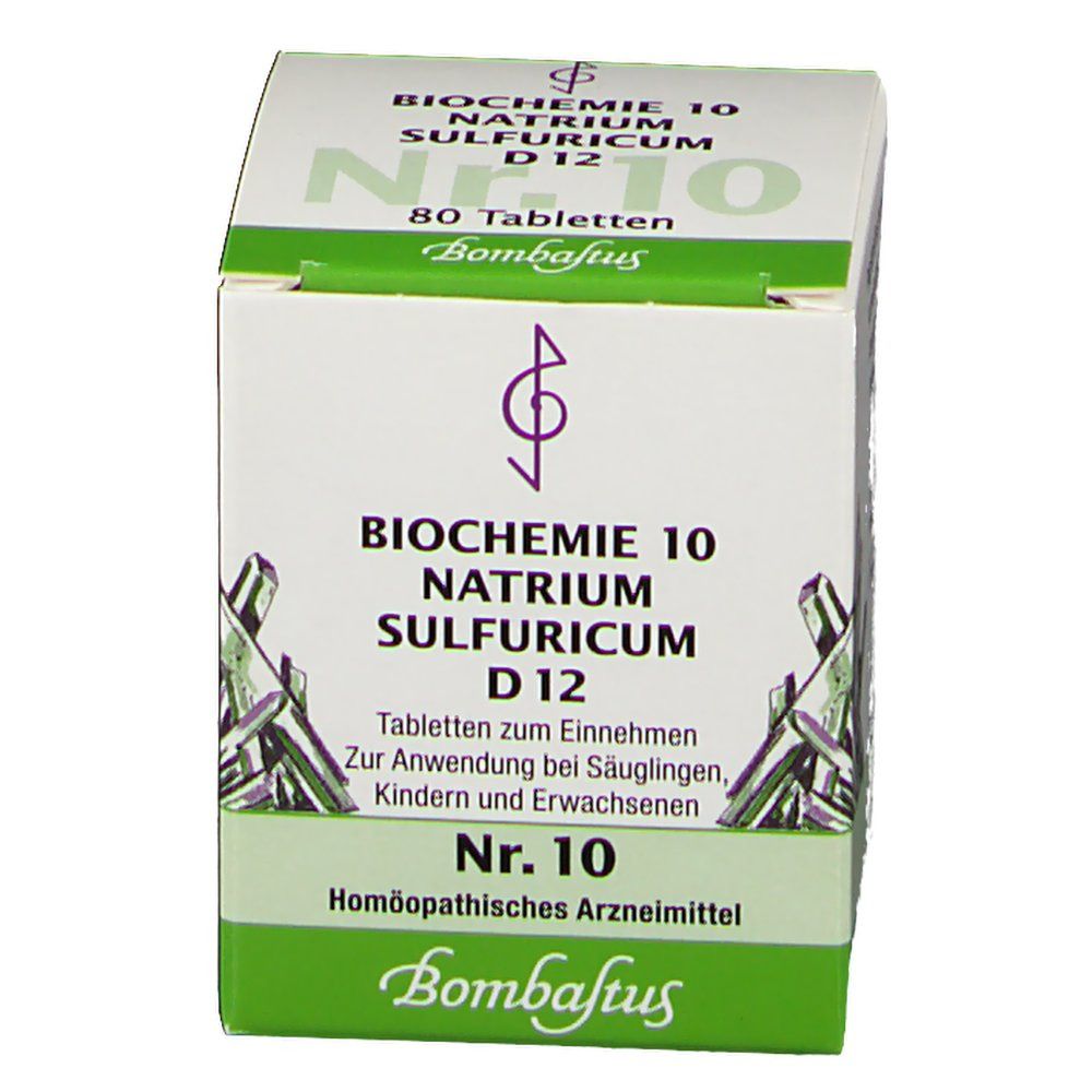 Bombastus Biochemie 10 Natrium Sulfuricum D12