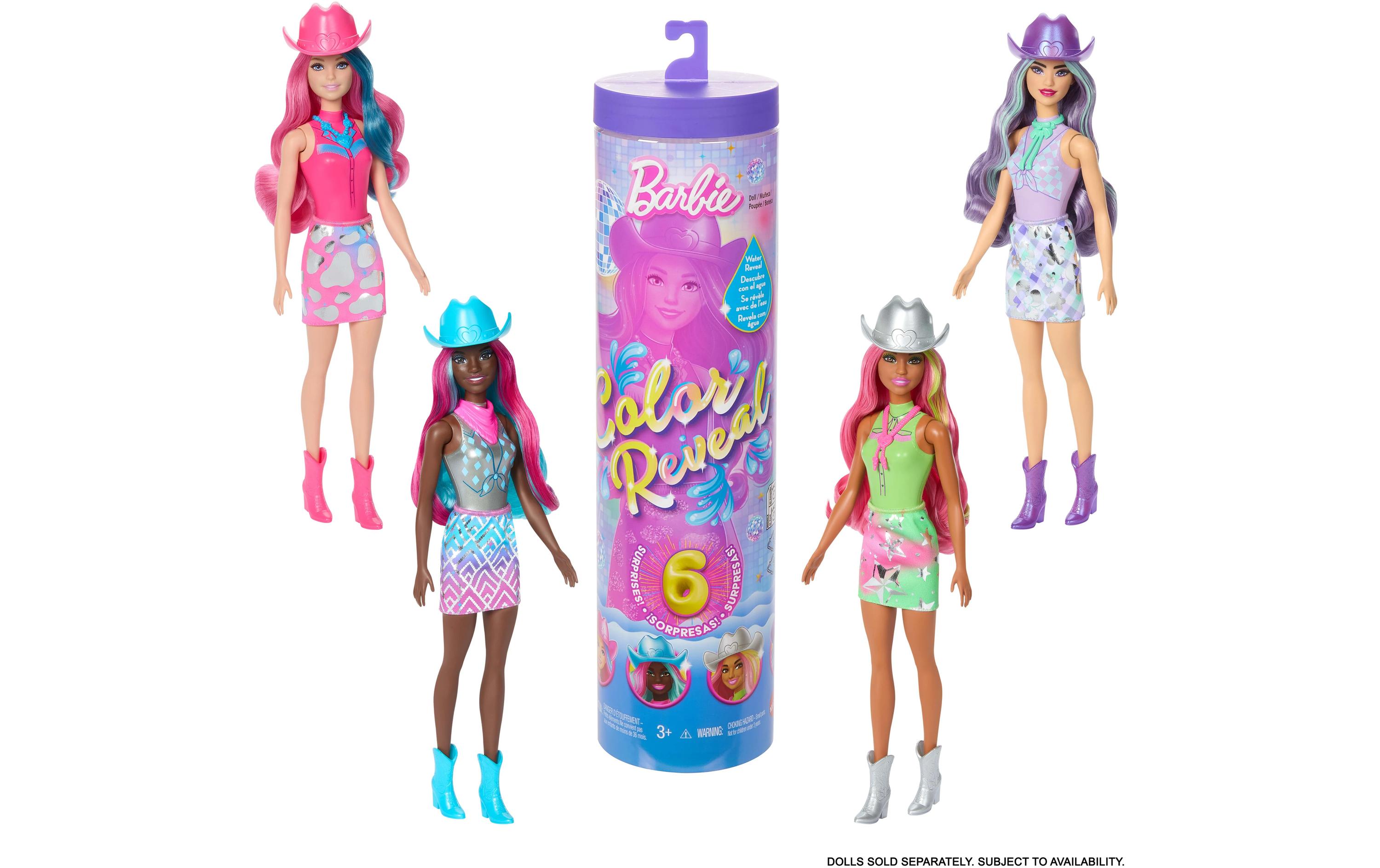 Puppe Color Reveal Disco Star 11/1 SeriesBarbie-Puppe aus der Color Reveal-Reihe