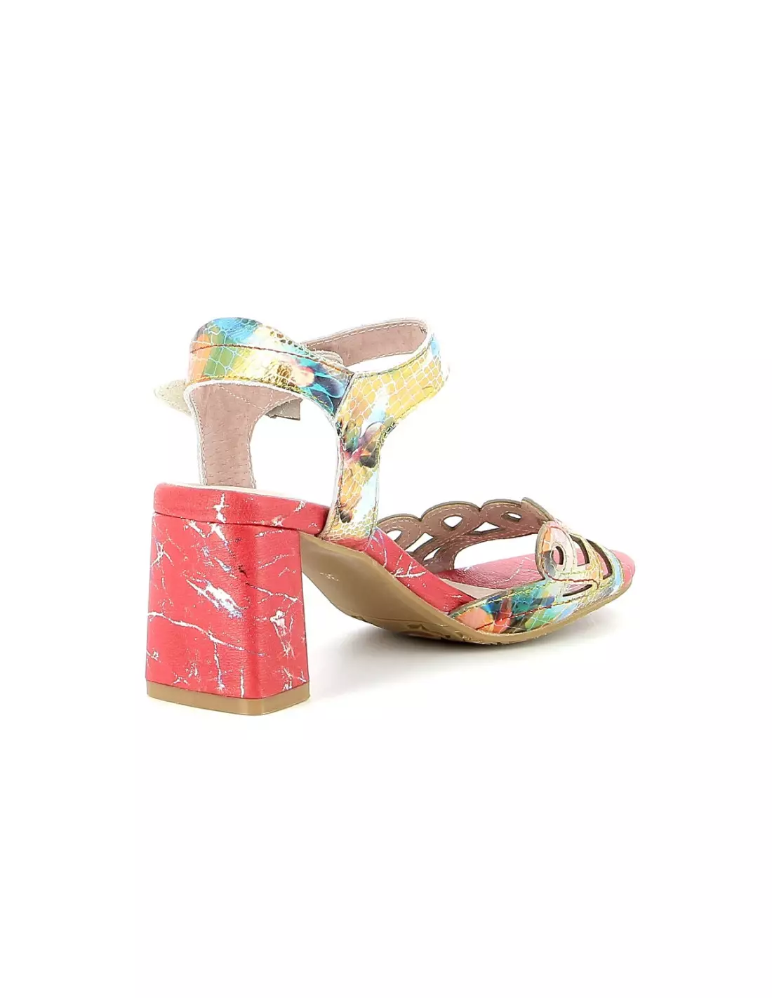 LAURA VITA HECO - Sandales & nu-pieds Rouge