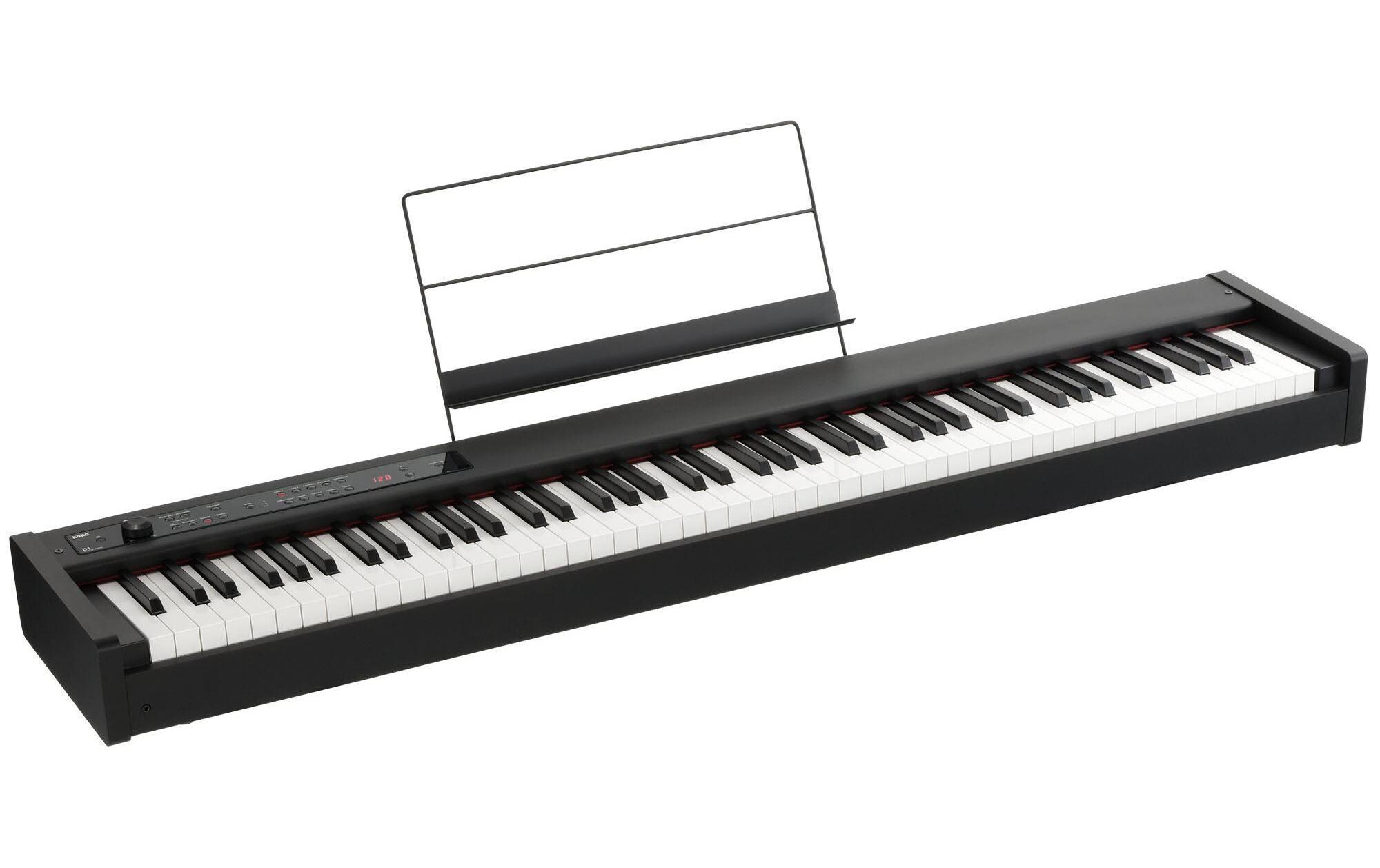 E-Piano D1 Schwarz<br>Kompaktes Stage Piano