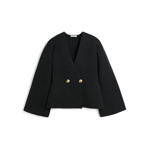 By Malene Birger Tinley Cardigan, Black, XL