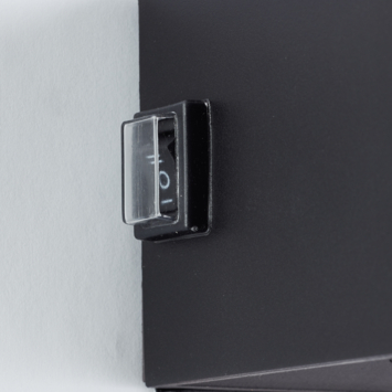 Brilliant USB oplaadbare wandlamp Iseo 4W zwart