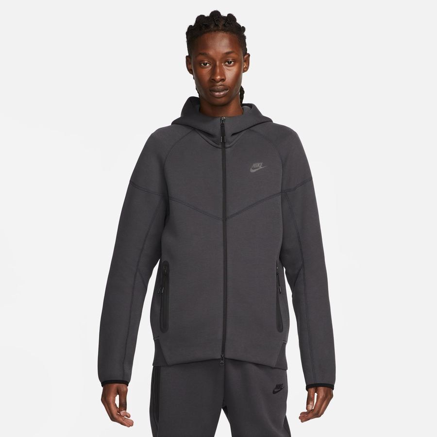 Nike Sweat à Capuche NSW Tech Fleece 24 FZ - Gris/Noir
