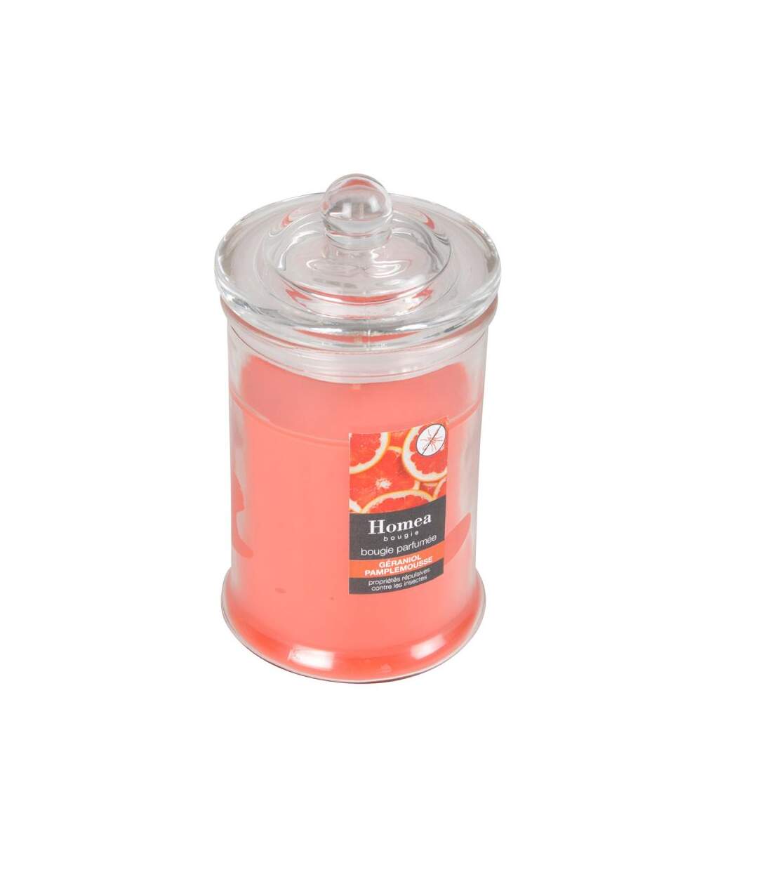 Paris Prix - Bougie Parfumée Bocal essentiel 15cm Géraniol