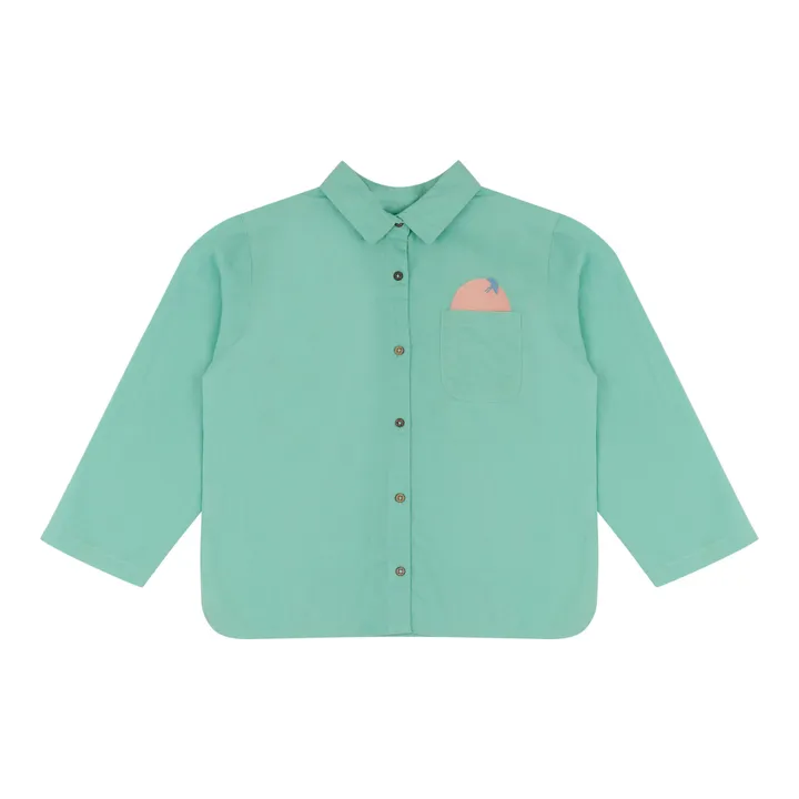 Jenest Chemise Teddy | Vert émeraude