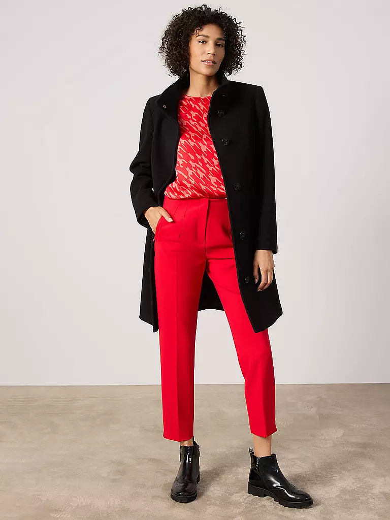 GERRY WEBER Wollmantel  schwarz