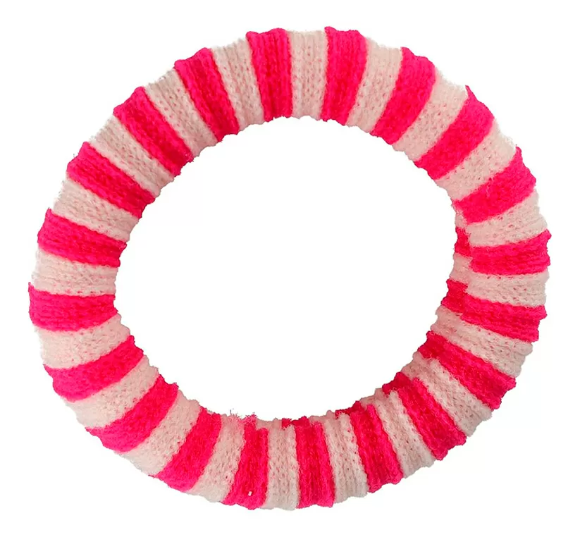 By Stær Ea Hårelastik Pink/Hvid - 1 stk.