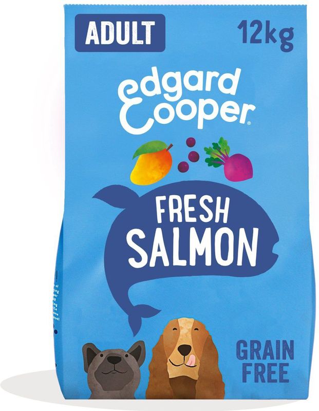 Edgard&Cooper Yummy Norwegian Salmon Adult Zalm&Rode Biet&Appel - Hondenvoer - 12 kg