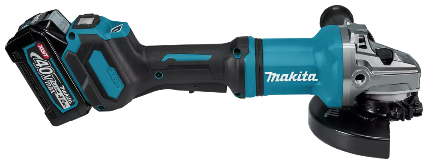 Makita GA037GM203 XGT 40V Max Li-ion accu haakse slijper set (2x 4,0Ah) in koffer - 180mm - koolborstelloos
