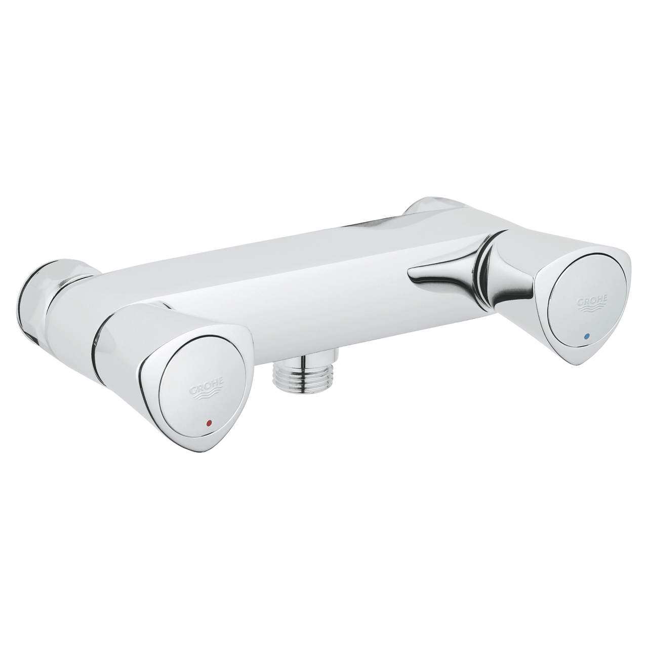 Grohe Costa-S douchekraan z. omstel z. koppelingen HOH=15cm chroom