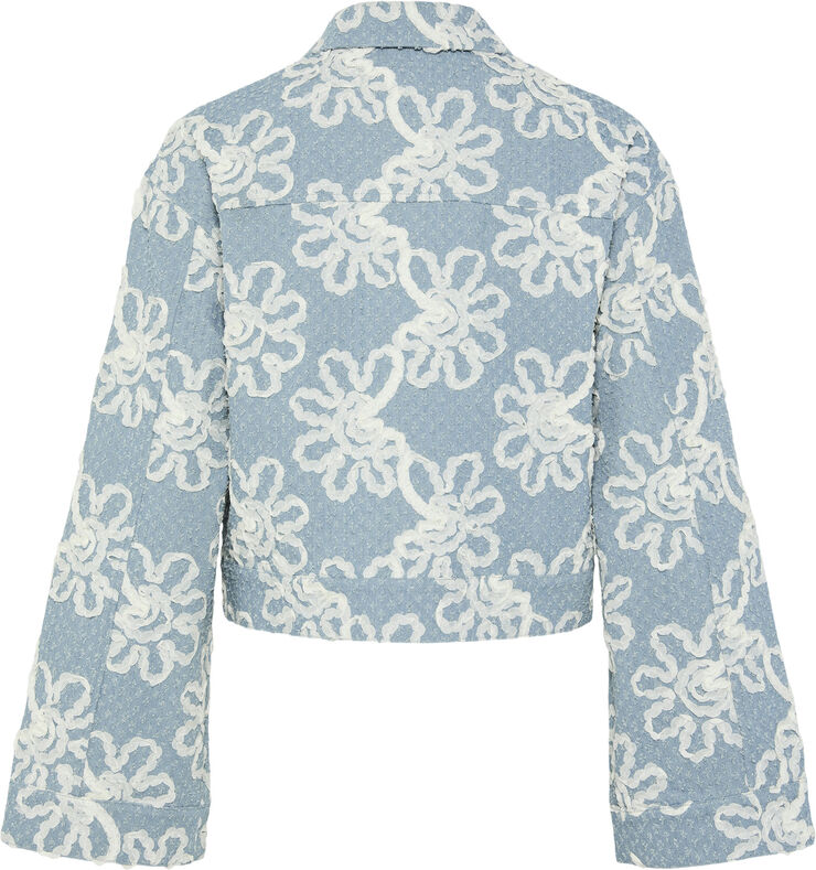 Pieces PCLIBBEY LS DENIM SHIRT JACKET D2D Blå