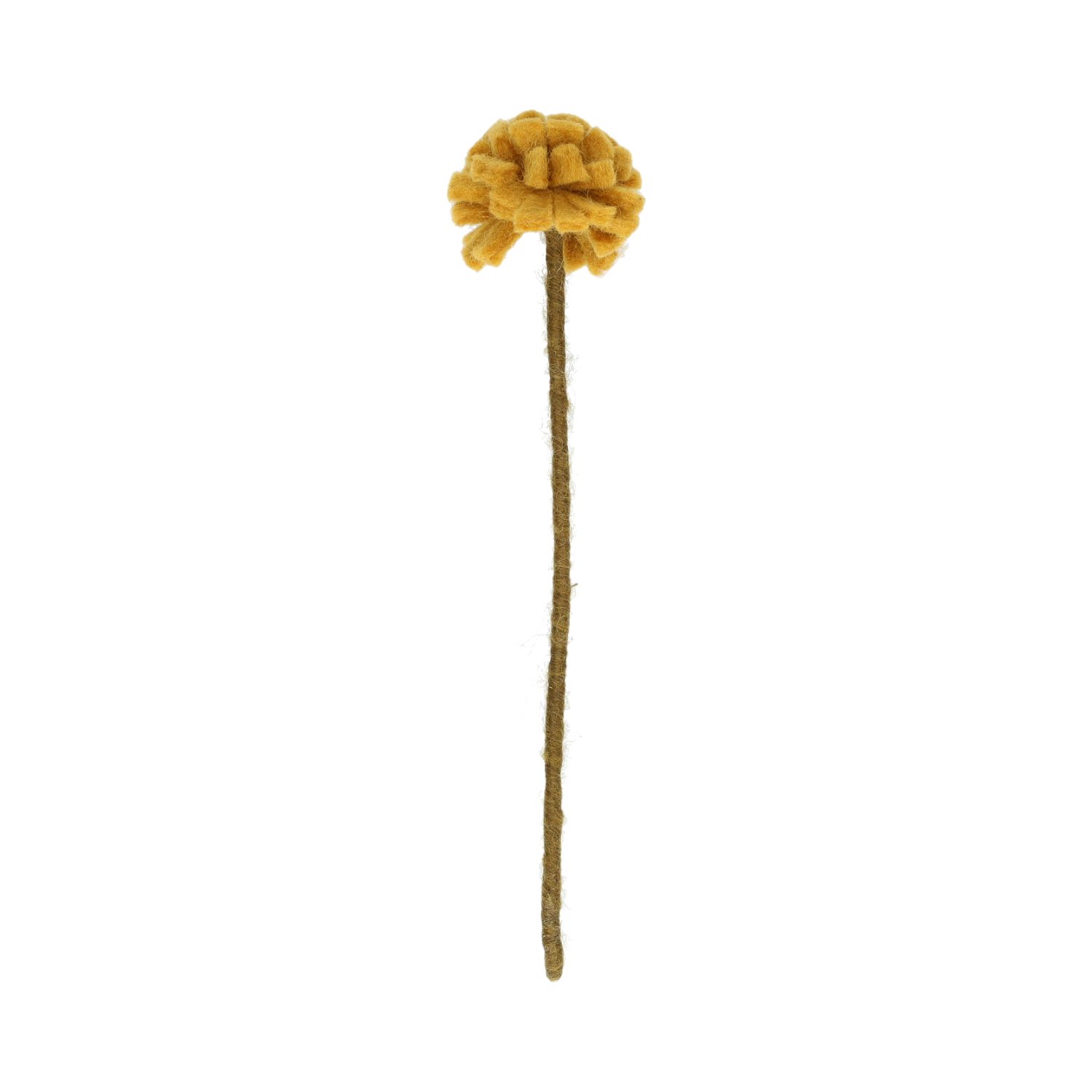 Bloem, vilt, geel, ca. 26 cm