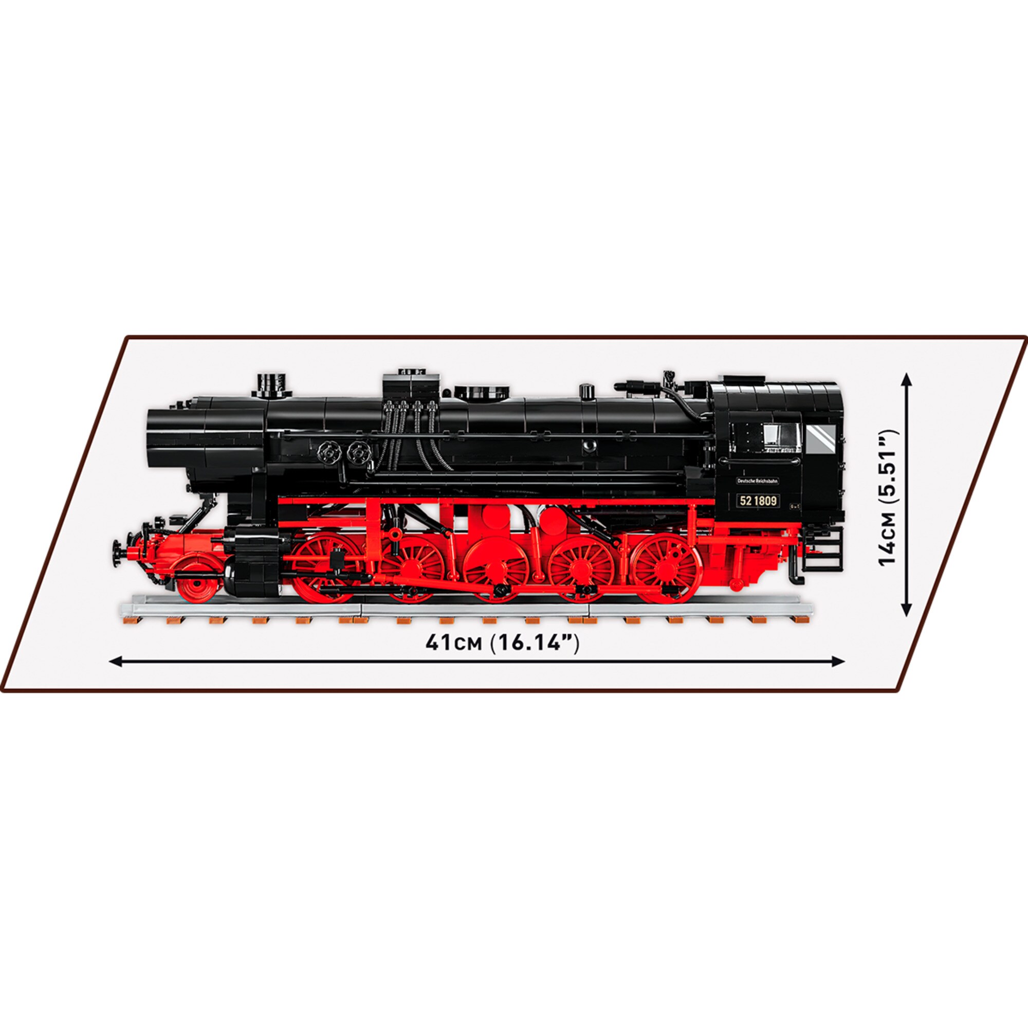 COBI Konstruktionsspielzeug DR BR 52/TY2 Steam Locomotive