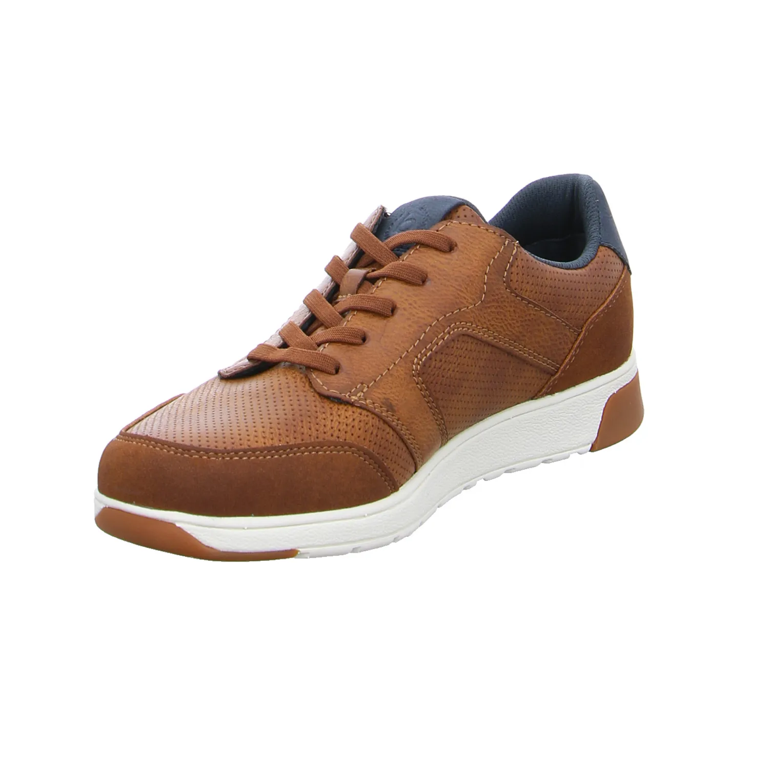 BUGATTI SHOES Halbschuhe Sneaker Cognac Lederimitat