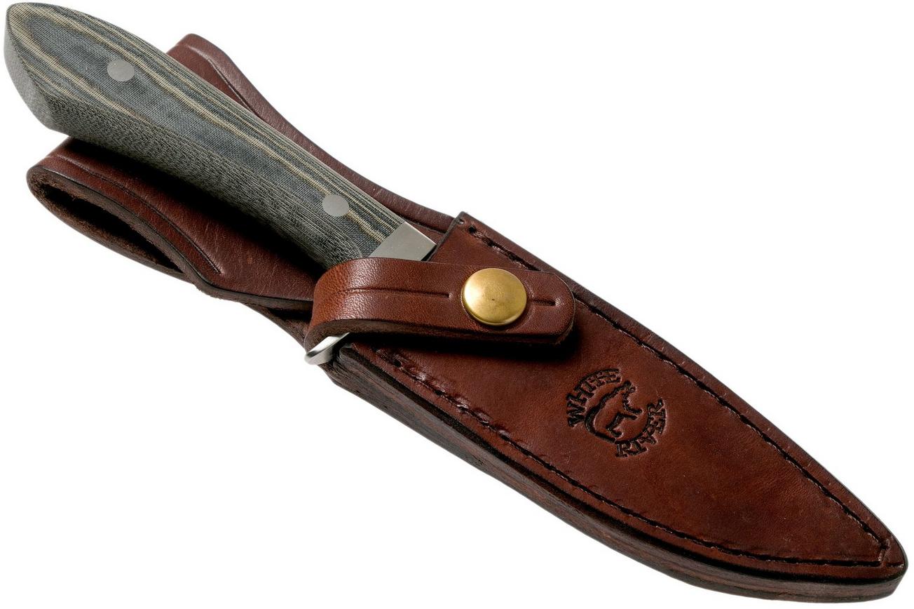 White River Knives Sendero Classic jachtmes Black Olive Micarta, Jerry Fisk design