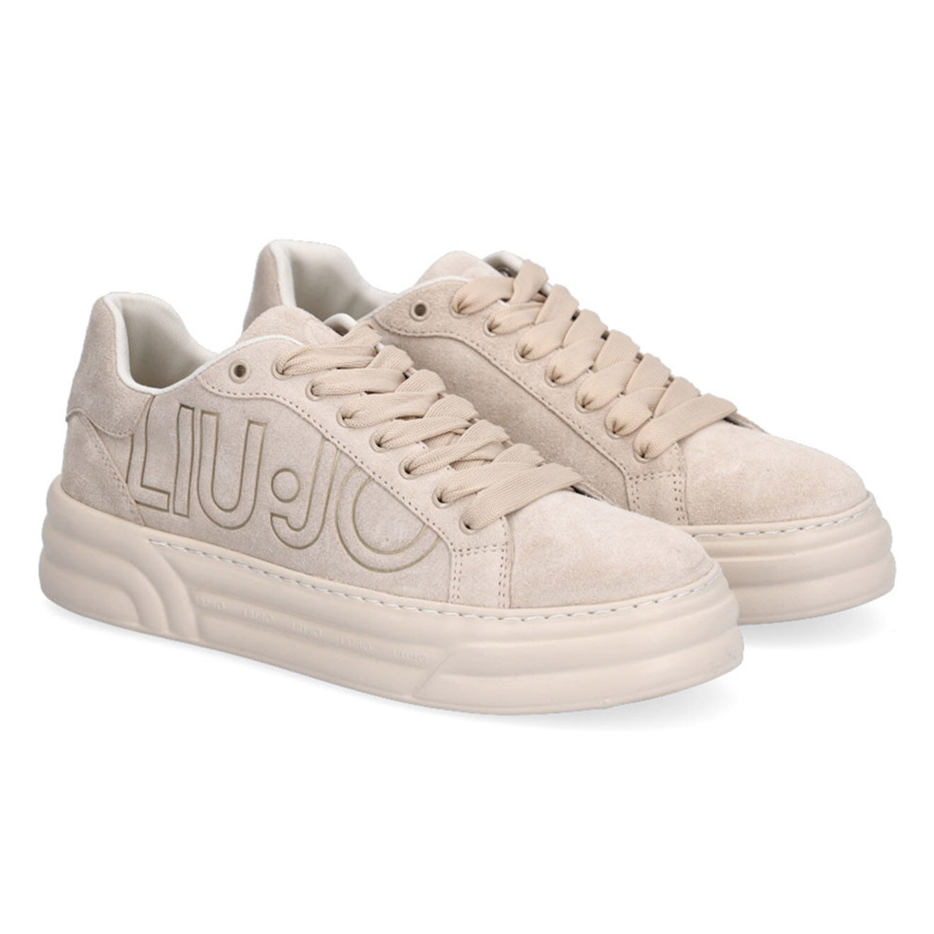 Liu-Jo Sneakers en Cuir Esina beiges