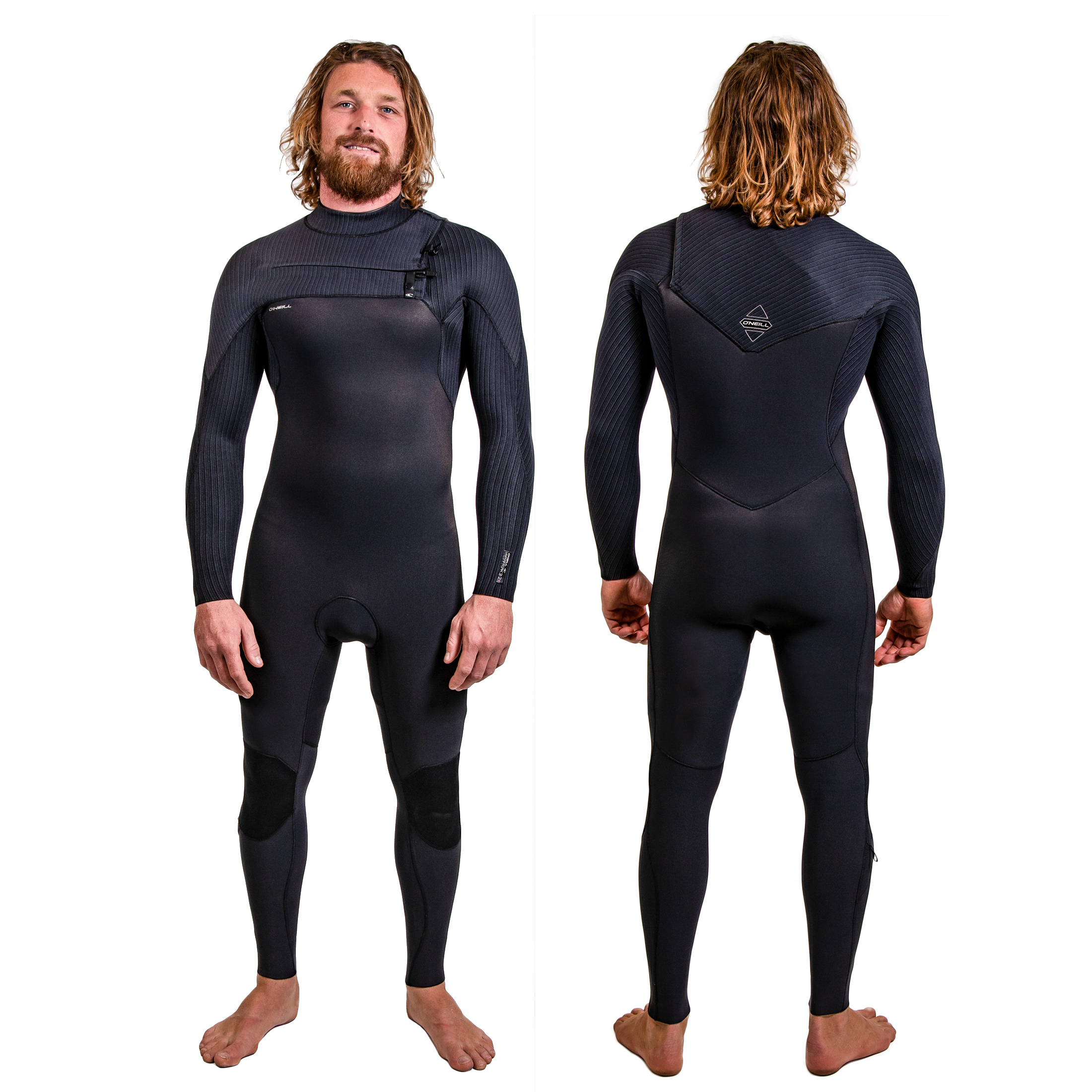 O'Neill Men Hyperfreak 4/3  FZ Black