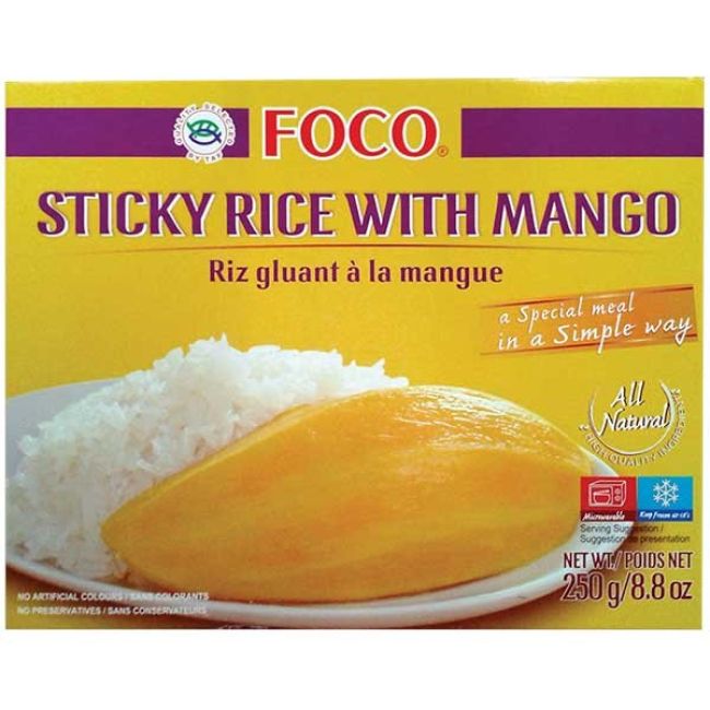 Foco Kleefrijst met Mango 250g