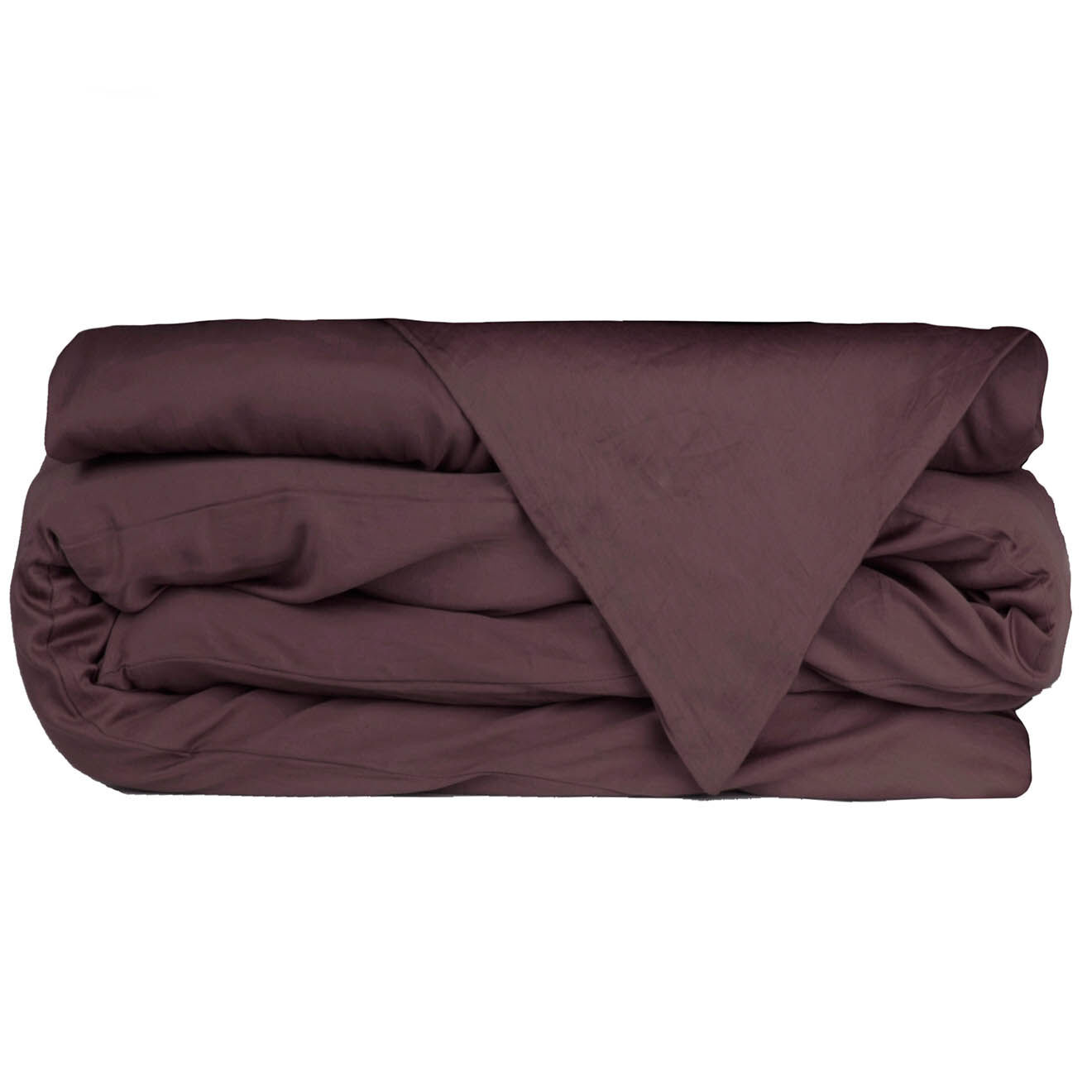 Febronie Home Housse de couette 100% Satin de Coton Julia violette