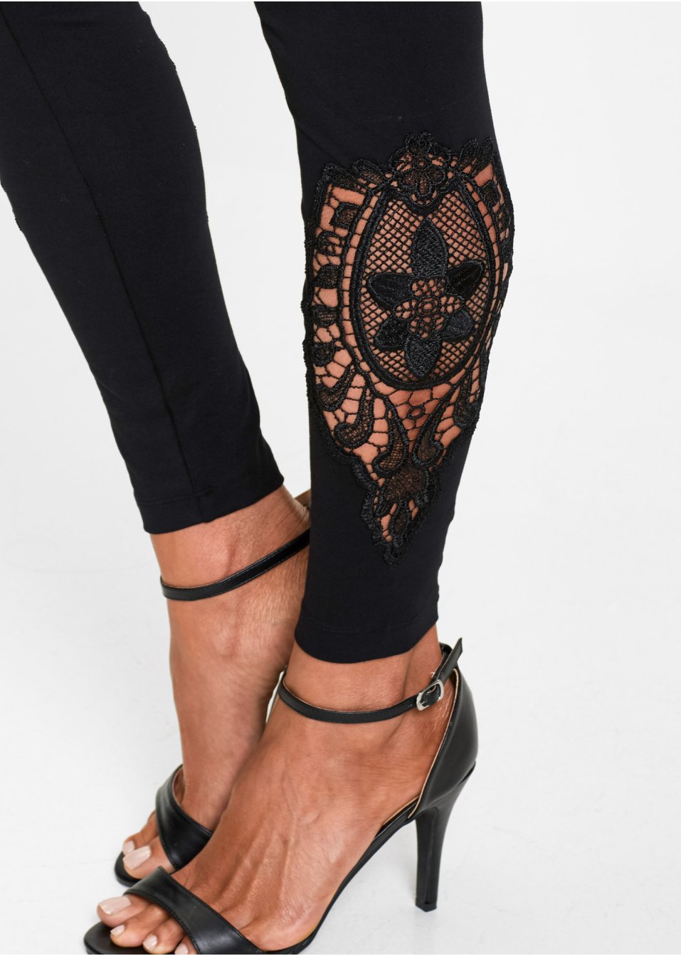 Legging avec dentelle
