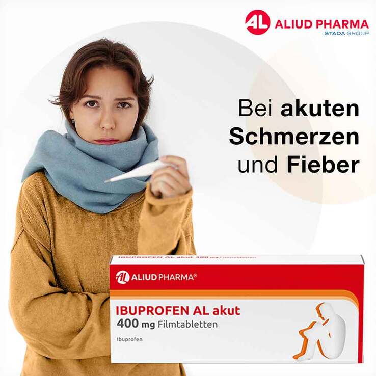 IBUPROFEN AL akut 400 mg Filmtabletten, 10 St