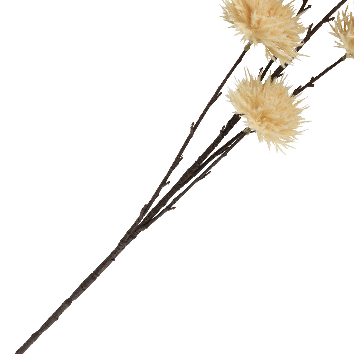 Kunstblume mit fünf Blüten beige