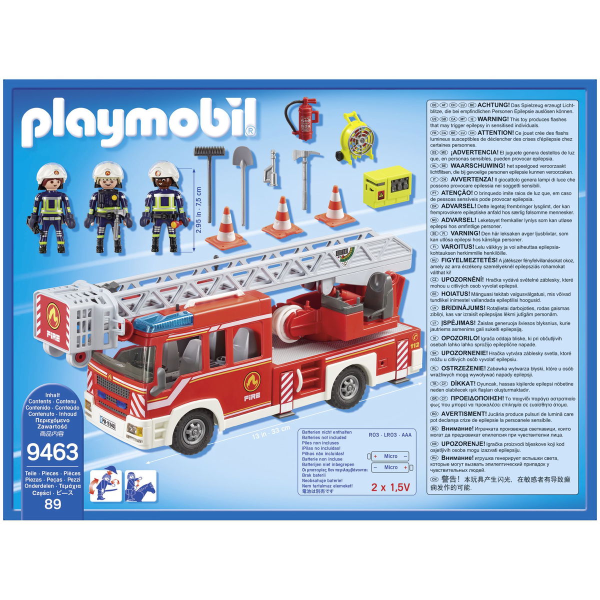 PLAYMOBILPLAYMOBIL   City Action 9463 Feuerwehr Leiterfahrzeug