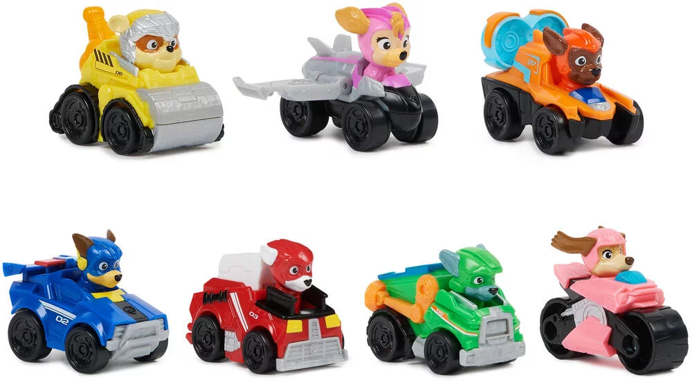PAT'PATROUILLE - PACK 7 VEHICULE FIGURINES LA SUPER PATROUILLE - LE FILM