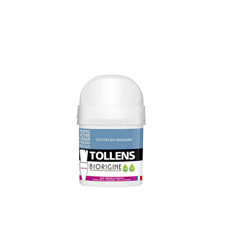 Testeur de peinture murs et plafonds Biorigine Tollens velours niagara 50ml