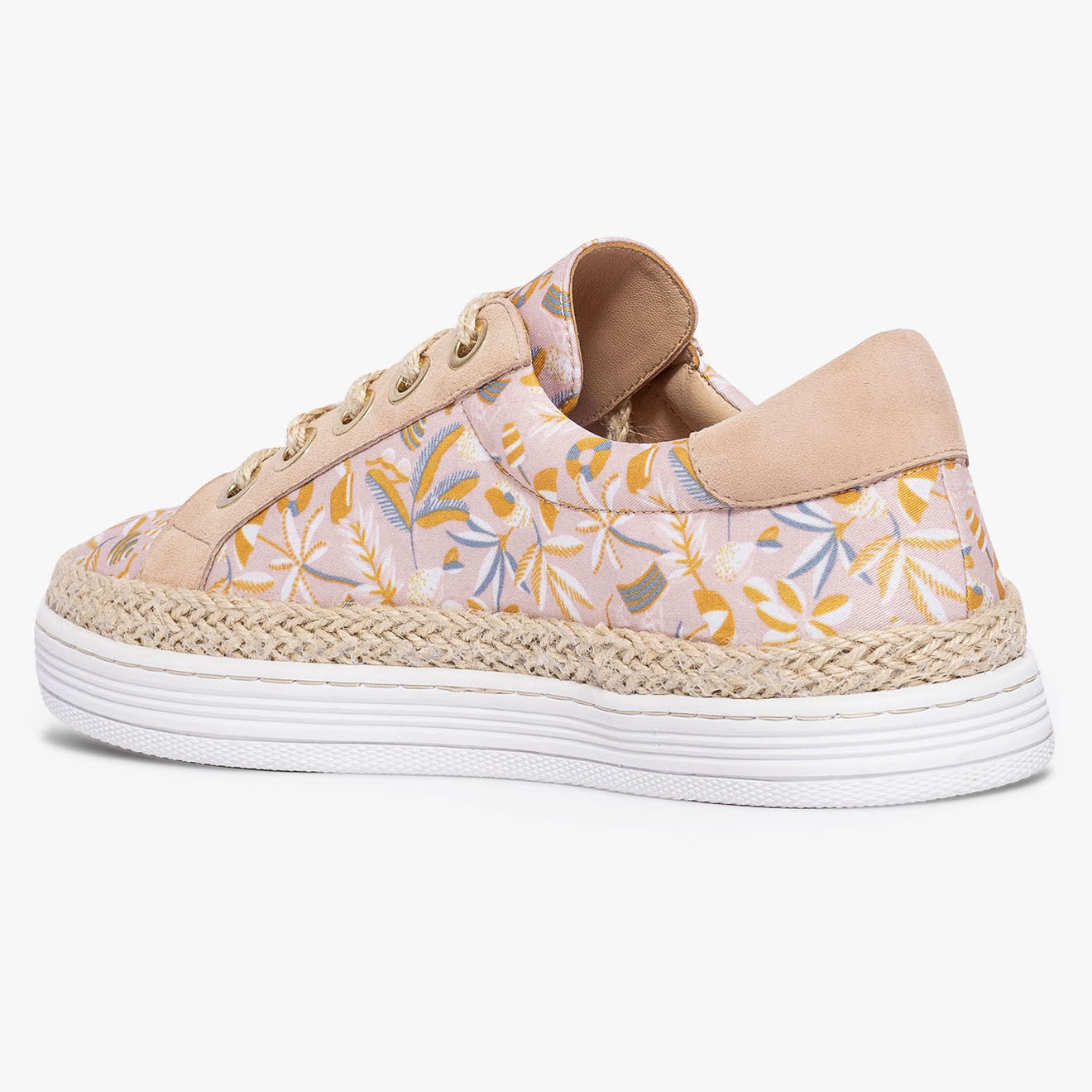 Bocage Sneakers Loris imprimées pêche